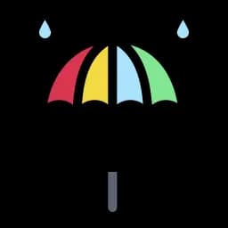 Nepali letter U (U) for Umbrella - Hamro Barnamala