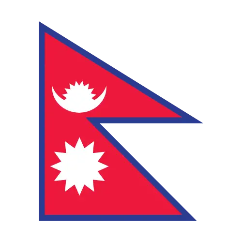 Learn Nepali झ with example word Flag - Hamro Barnamala