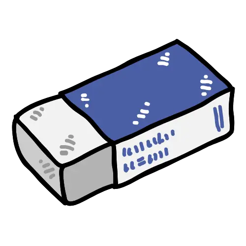 Eraser illustration