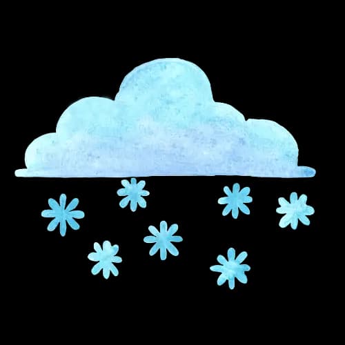 Snowy illustration