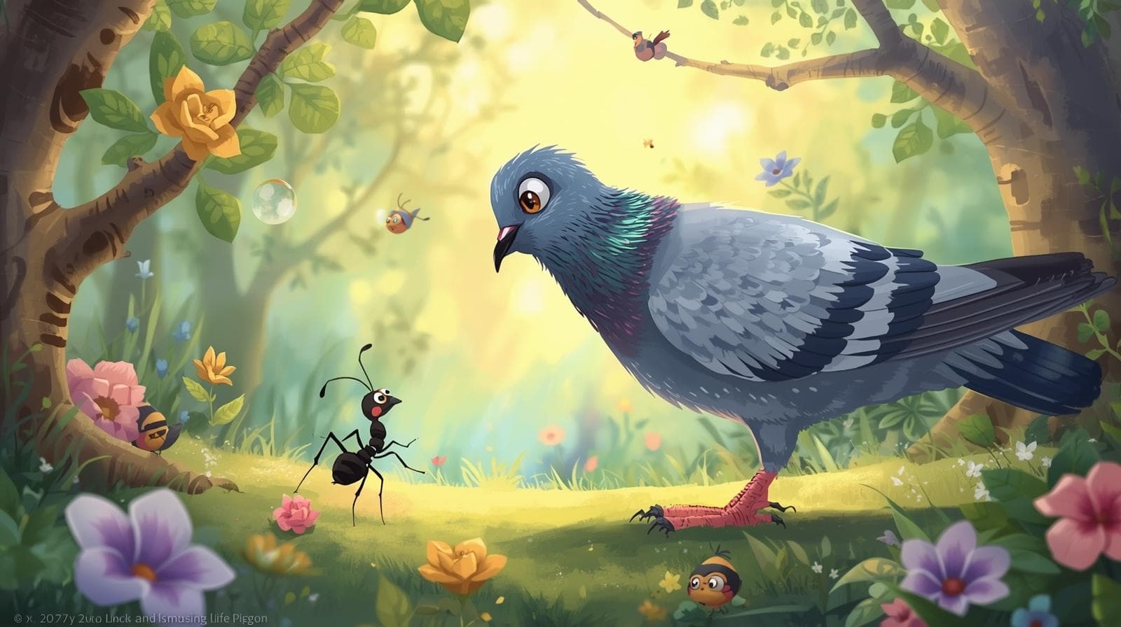 The Ant and the Pigeon