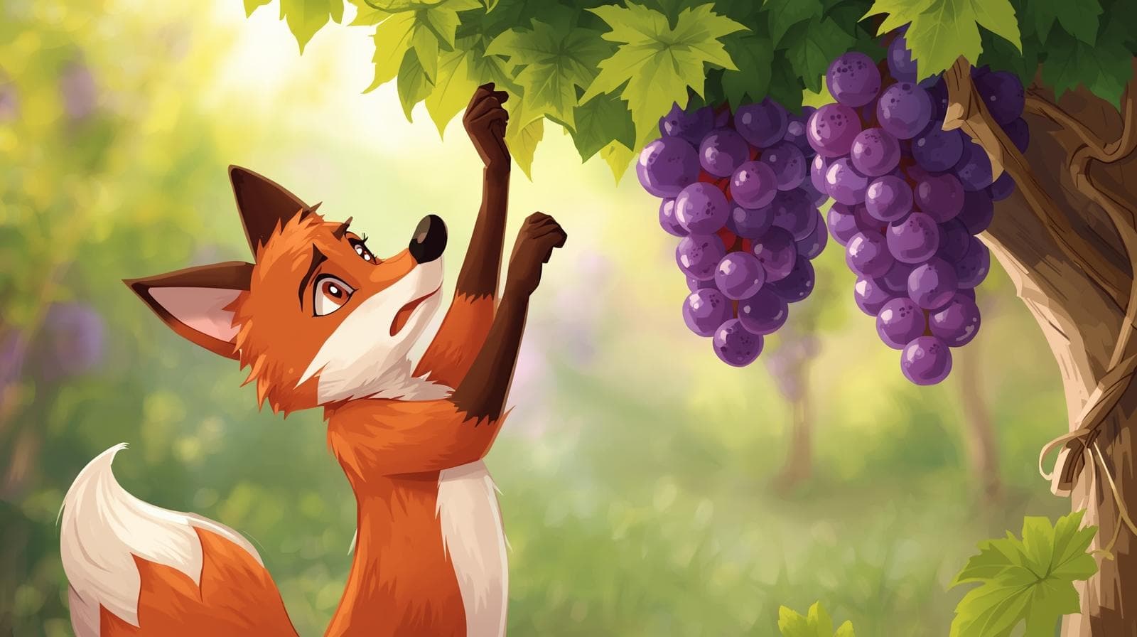 The Fox and the Grapes