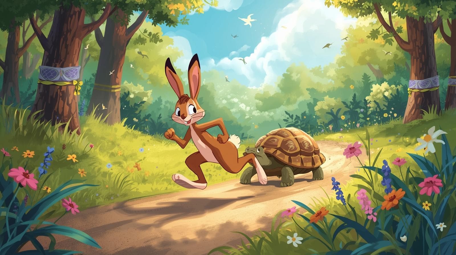 The Hare and the Tortoise