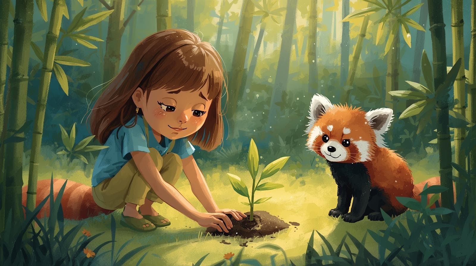 The Red Panda's Bamboo