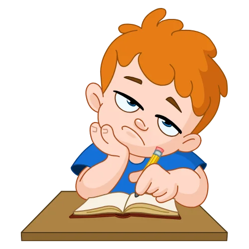 Tired illustration