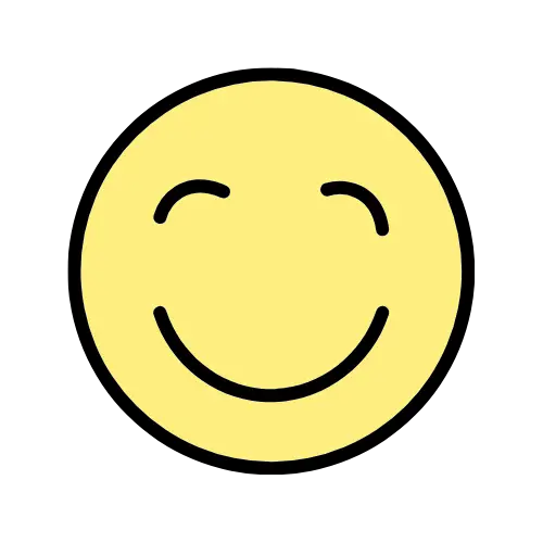 Pleased illustration