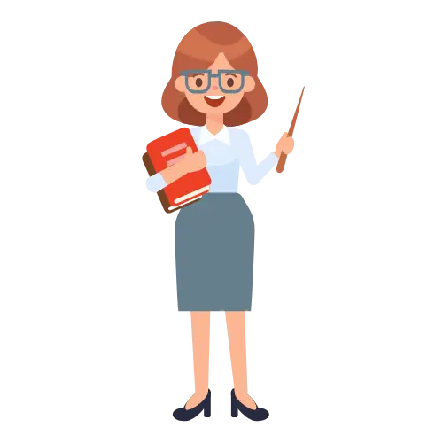 Nepali phrase: उनी शिक्षक हुन् (He/She is a teacher)