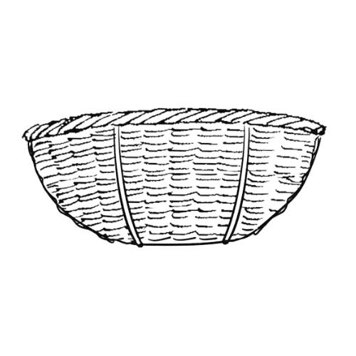 Nepali letter ढ (Dha) for Basket - Hamro Barnamala