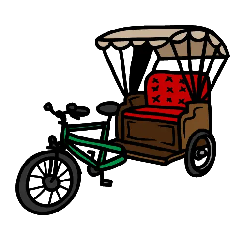 Rickshaw illustration