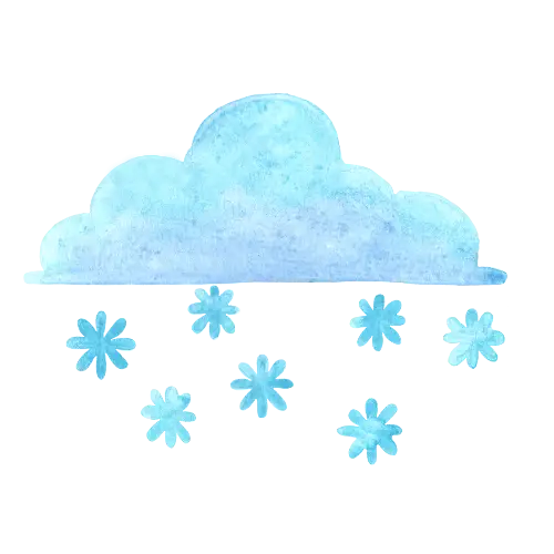 Snowy illustration