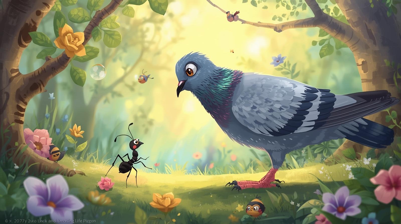 The Ant and the Pigeon
